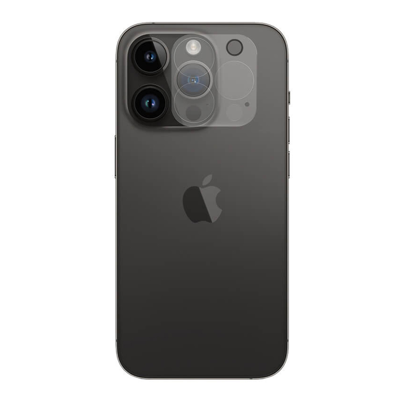Zaštita ekrana GLASS Nillkin 2u1 HD za iPhone 14 Pro Max (6.7) crna - Slika 3