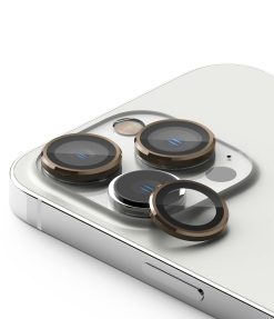 Zaštita kamere RING za iPhone 16 Pro (6.3)/16 Pro Max (6.9) titanium brown