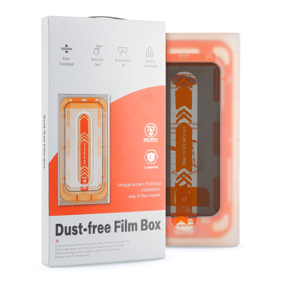 Zaštita ekrana GLASS FILM BOX - DUST FREE PRIVACY za iPhone 16 Pro Max (6.9)