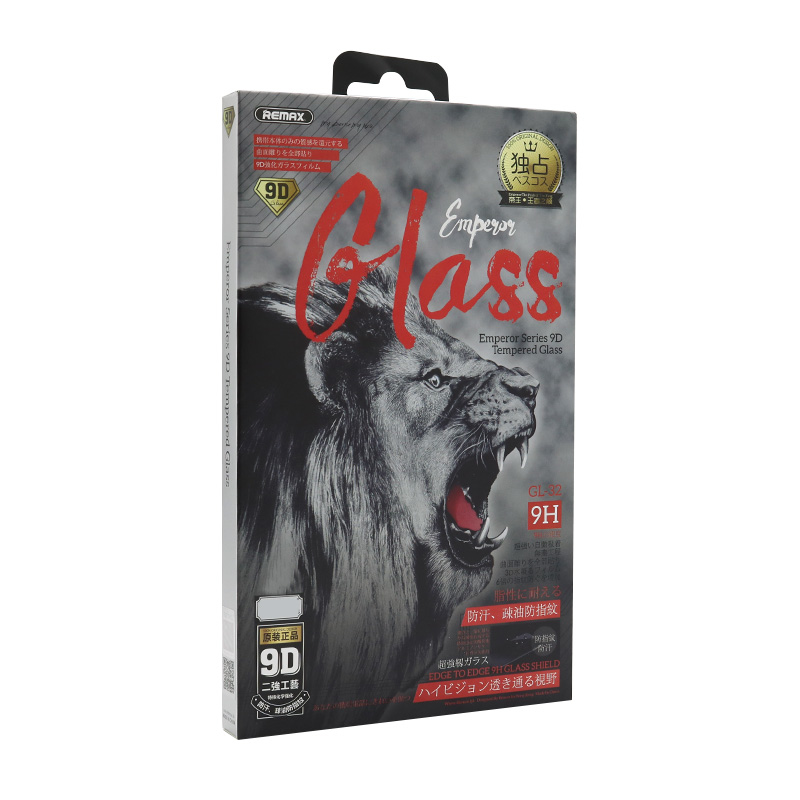 Zaštita ekrana GLASS REMAX Emperor 9D GL-32 za Iphone X/XS/11 Pro crna