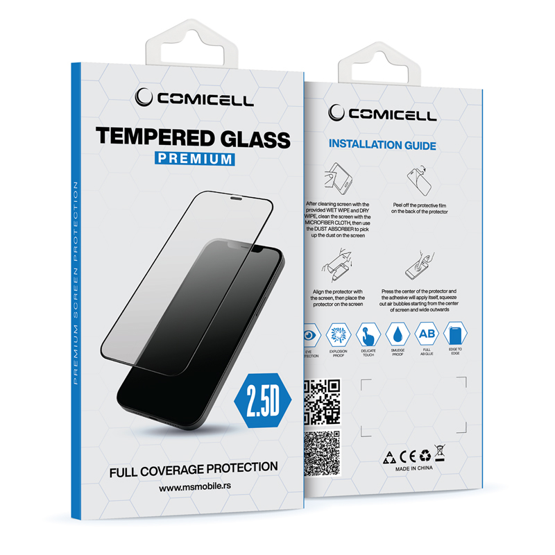 Zaštita ekrana GLASS 2.5D za Samsung A525F/A526B/A528B Galaxy A52 4G/A52 5G/A52s 5G (EU) crna