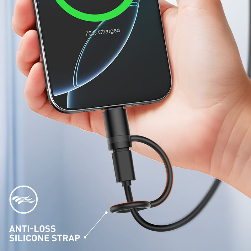 Adapter LDNIO LC270 Lightning na Type C zlatni - Slika 3