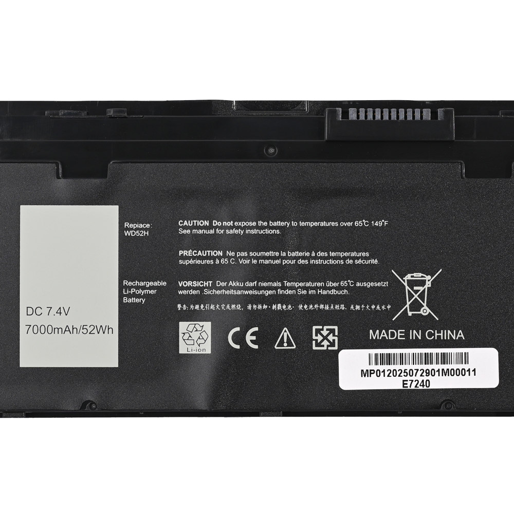 Baterija za laptop Dell E7240 7.4V 52WH HQ2200 B - Slika 3