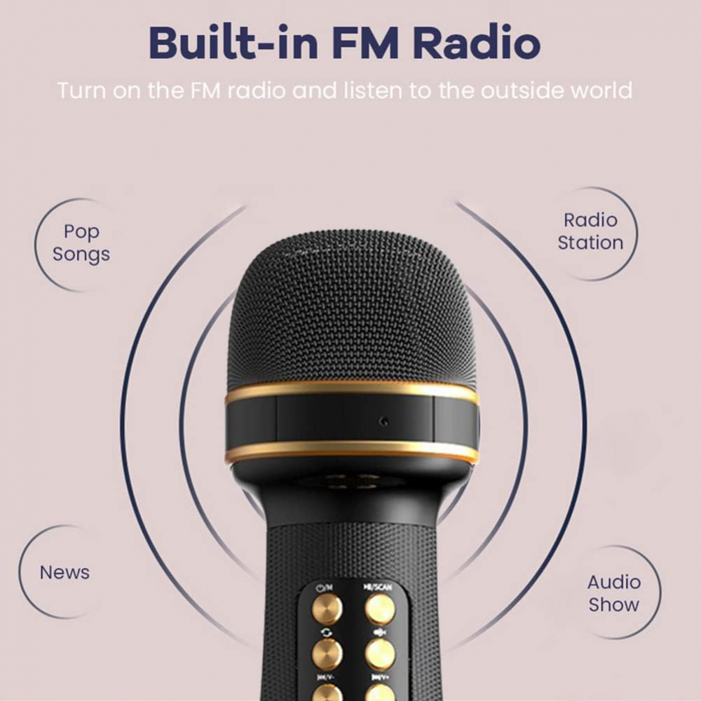 Bluetooth mikrofon WS898 crveni - Slika 3