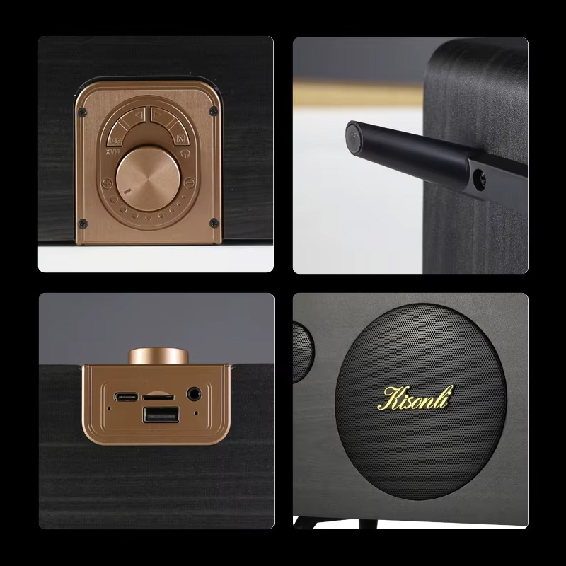Bluetooth zvucnik Kisonli G103 crni - Slika 3