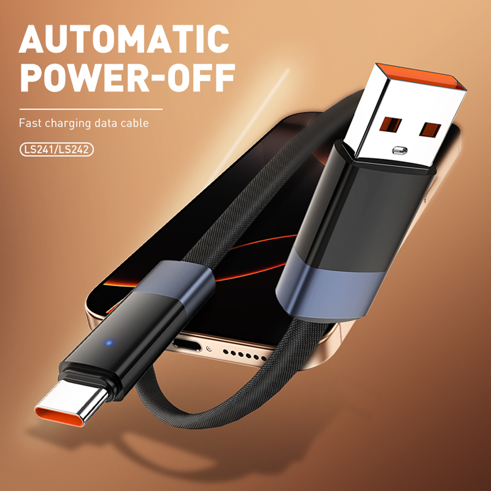 Data kabl LDNIO LS241 50W Fast Automatic Power OFF micro USB crni 1m - Slika 3