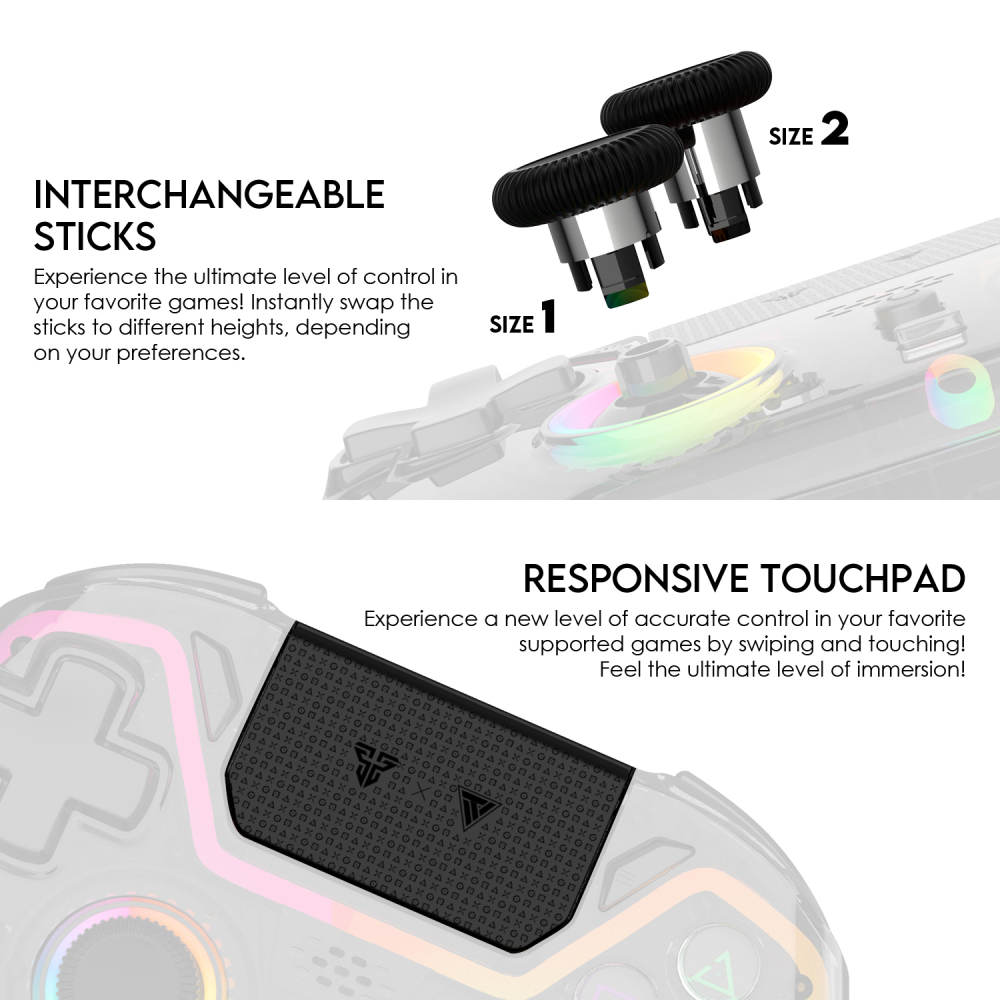 Joypad wireless Fantech WGP14V2 NOVA PRO multiplatform crni - Slika 2
