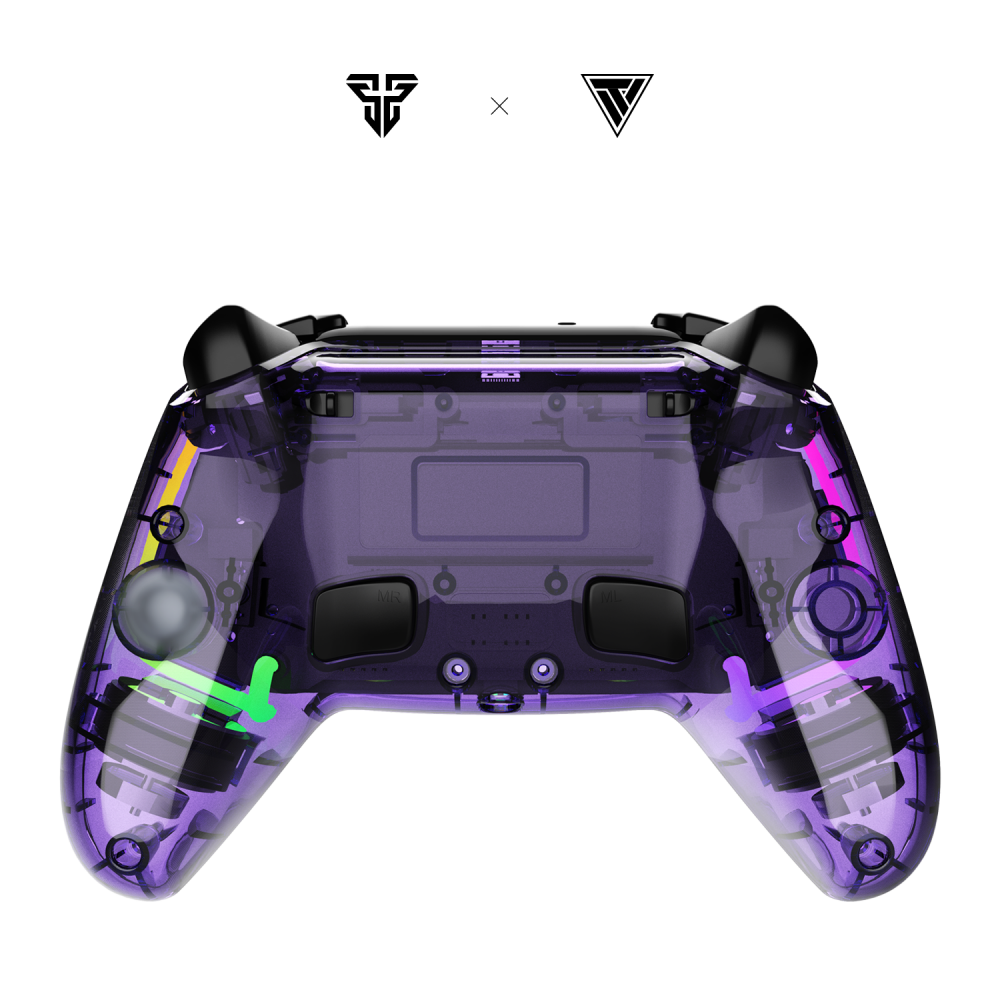 Joypad wireless Fantech WGP14V2 NOVA PRO multiplatform RGB CLEAR ljubicasti - Slika 2