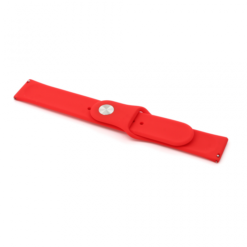 Narukvica plain za smart watch 22mm crvena - Slika 2