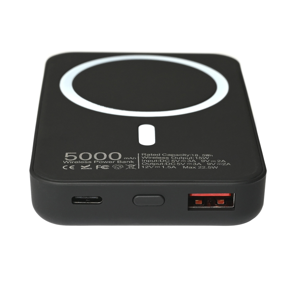 Power bank prenosiva baterija Magsafe PD 5000 mAh crna - Slika 2