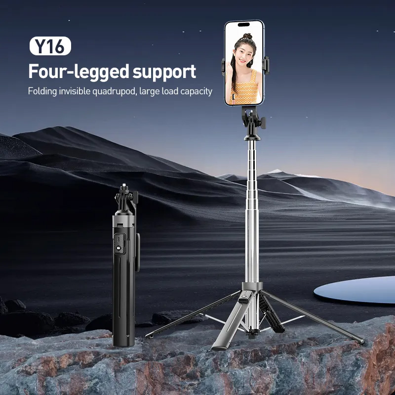 Selfie stick + tripod Y16 crni - Slika 2