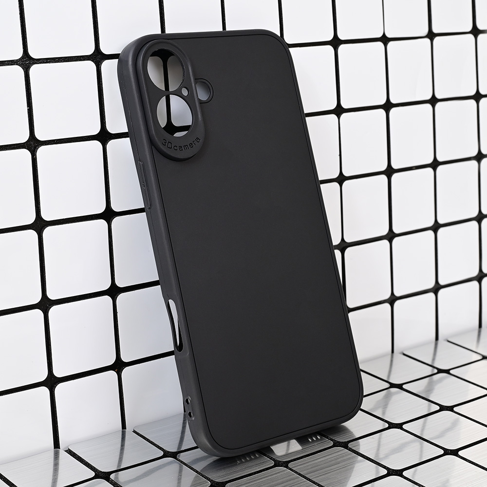 Maska 3D Camera za iPhone 16 Plus 6.7 crna