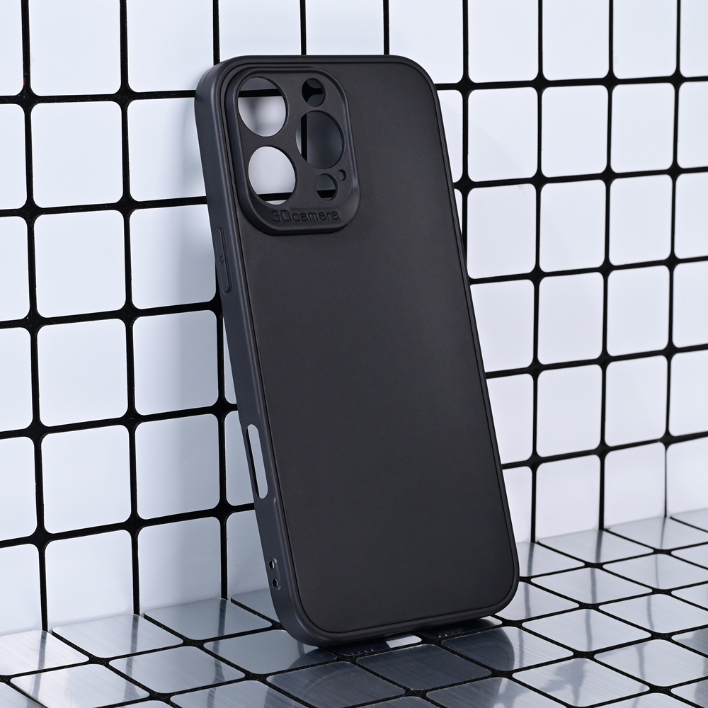 Maska 3D Camera za iPhone 16 Pro Max 6.9 crna