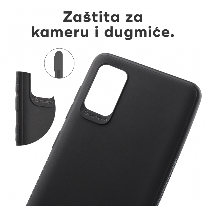 Maska 3D Camera za Xiaomi Redmi Note 9 Pro/Note 9 Pro Max/Note 9S crna - Slika 3