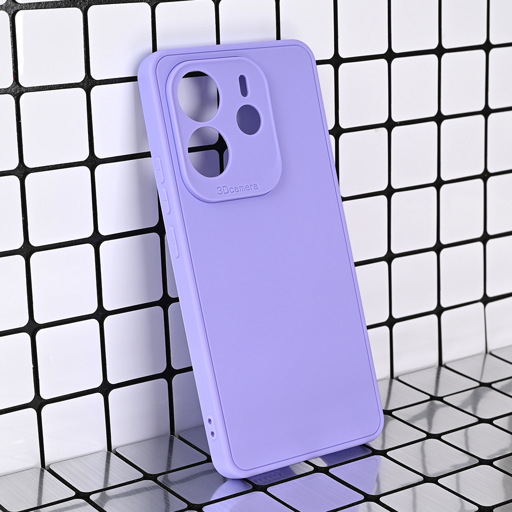 Maska 3D Camera za Xiaomi Redmi Note 14 4G (SRB) ljubicasta