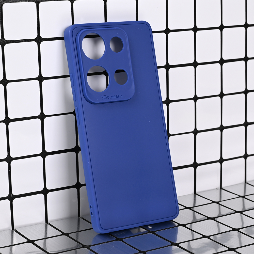 Maska 3D Camera za Xiaomi Redmi Note 14s tamno plava