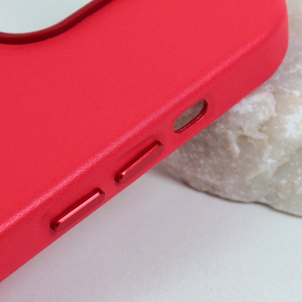 Maska Beautiful Shine Leather iPhone 14 Plus 6.7 crvena - Slika 2