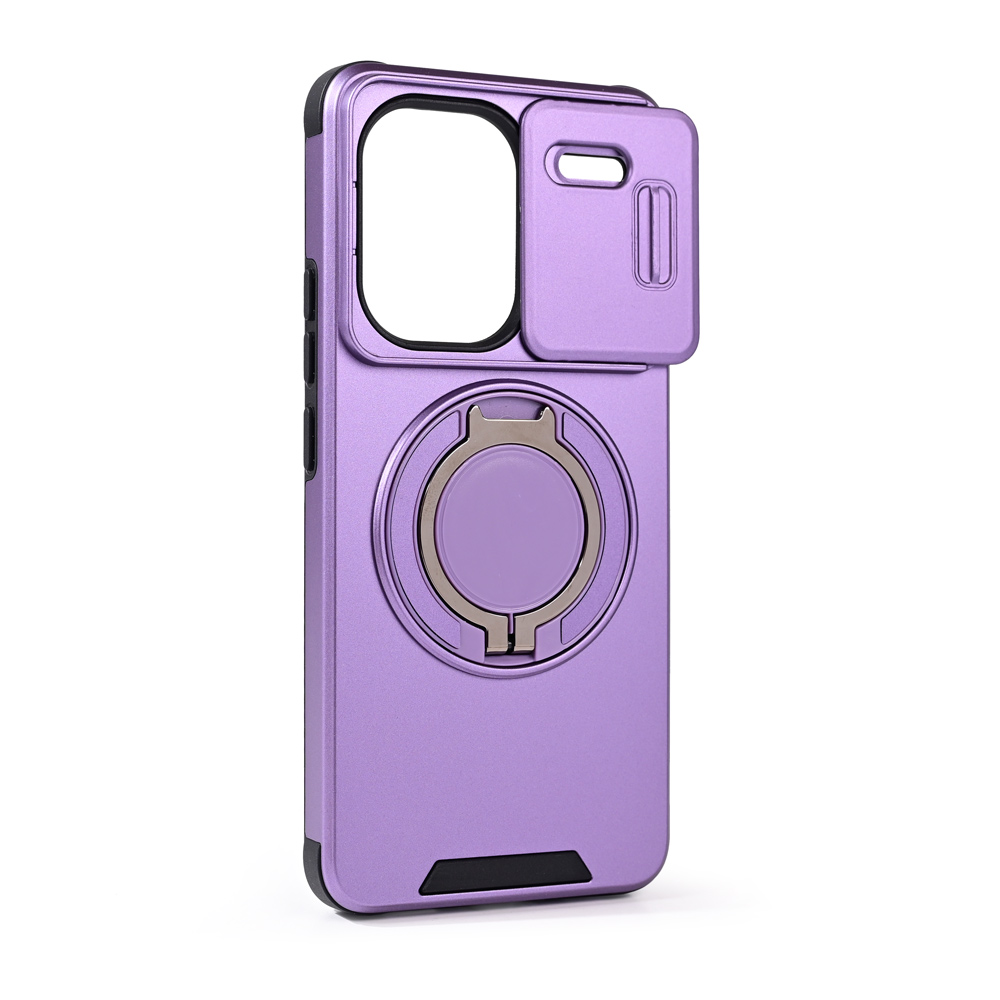 Maska CamShield Ring stand za Xiaomi Redmi Note 13 Pro Plus (EU) ljubicasta