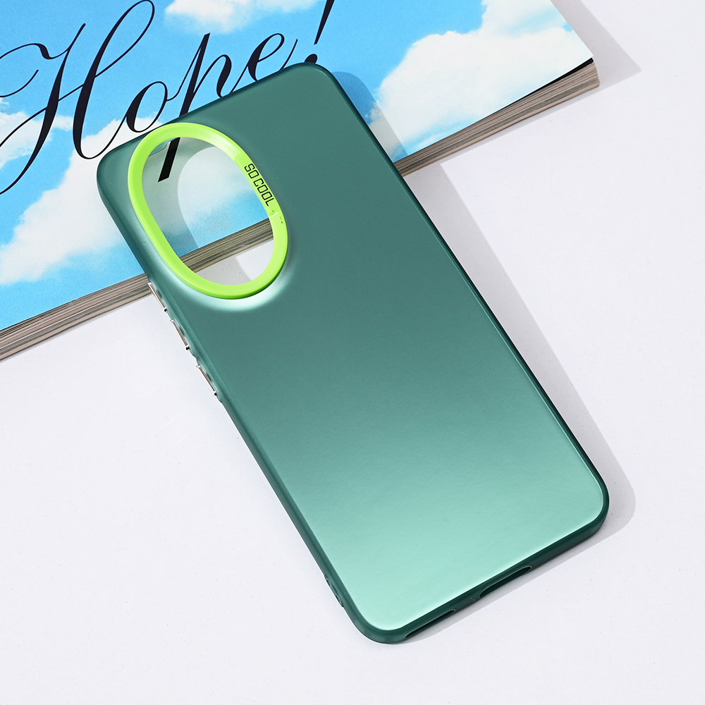 Maska Clear za Honor 200 zelena