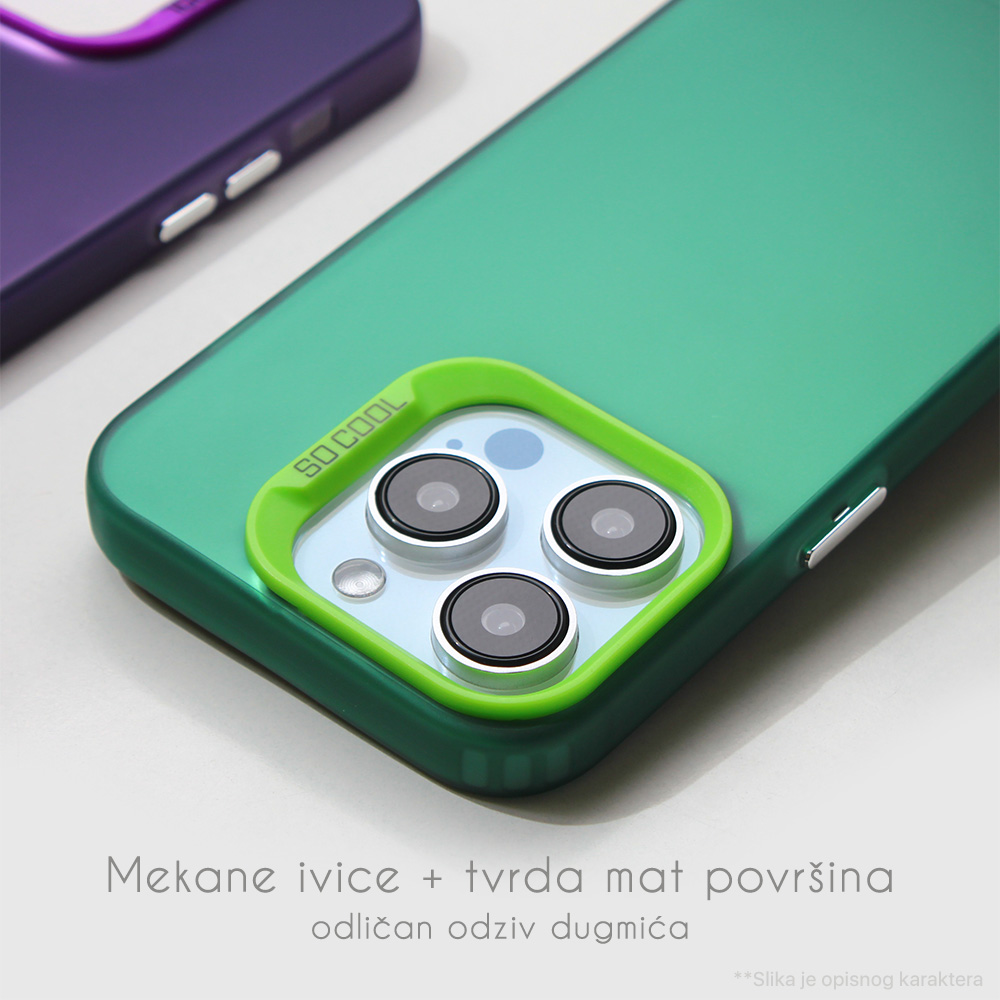 Maska Clear za Samsung A356B Galaxy A35 5G zelena - Slika 3