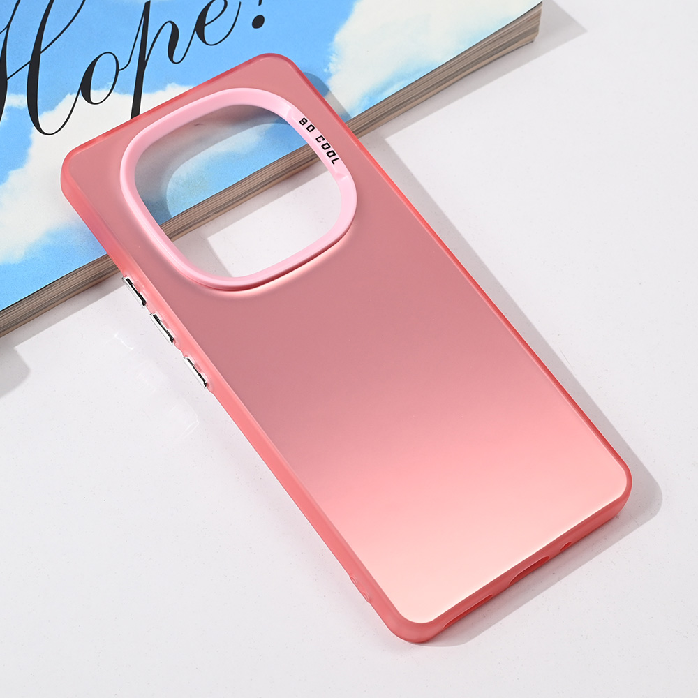 Maska Clear za Xiaomi Redmi Note 14 Pro 5G roze