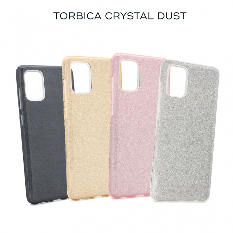 Maska Crystal Dust za Huawei P40 Lite E zlatna