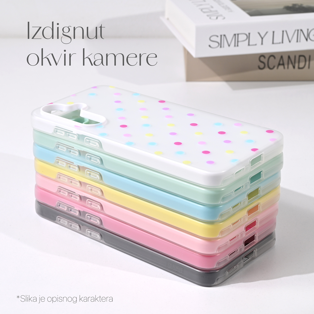 Maska Dotty Pop za Samsung A376B Galaxy A37 bela - Slika 3