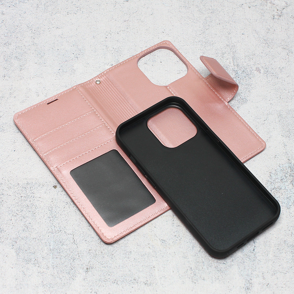 Maska Hanman Canvas ORG 2u1 za iPhone 13 Pro 6.1 roze - Slika 2