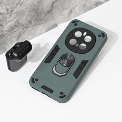 Maska Hard Ring za Honor Magic 7 Pro tamno siva