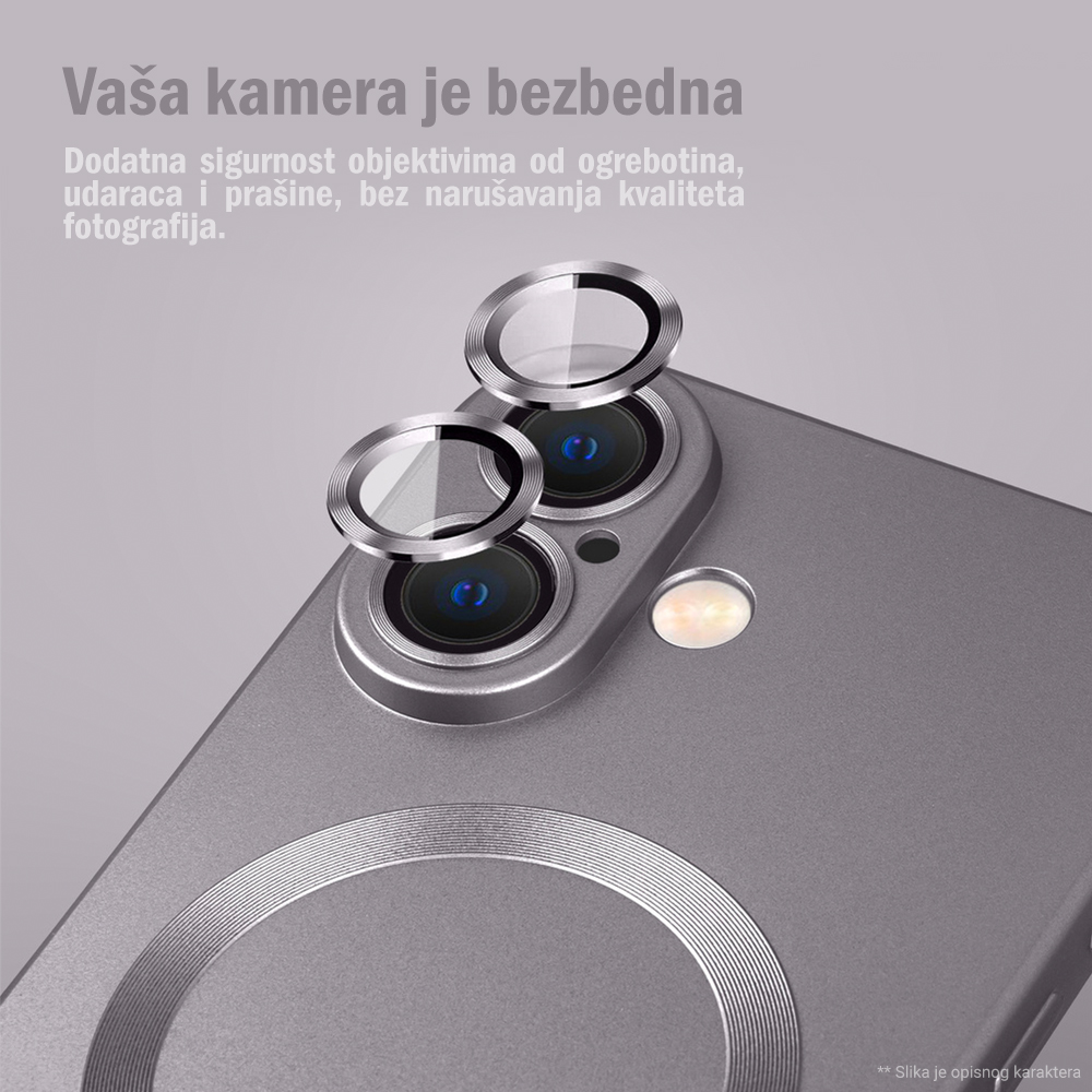 Maska Magsafe Chrome za iPhone 17 6.3 plava - Slika 3