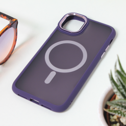 Maska Magsafe colorful za iPhone 11 6.1 ljubicasta