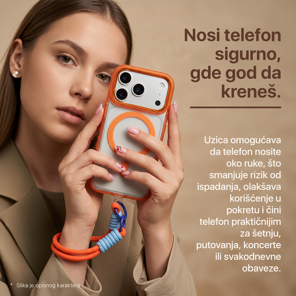 Maska Magsafe Loop za iPhone 16 Pro 6.3 ljubicasta - Slika 3
