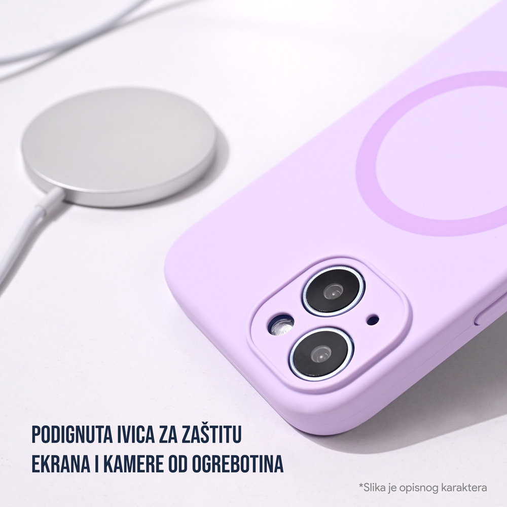 Maska Magsafe Pure color za iPhone 13 Pro Max 6.7 pink - Slika 3