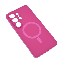 Maska Magsafe Pure color za Samsung S948B Galaxy S26 Ultra tamno pink