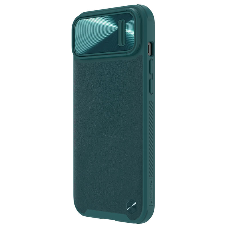 Maska Nillkin CamShield Leather S za iPhone 14 Plus 6.7 zelena - Slika 3