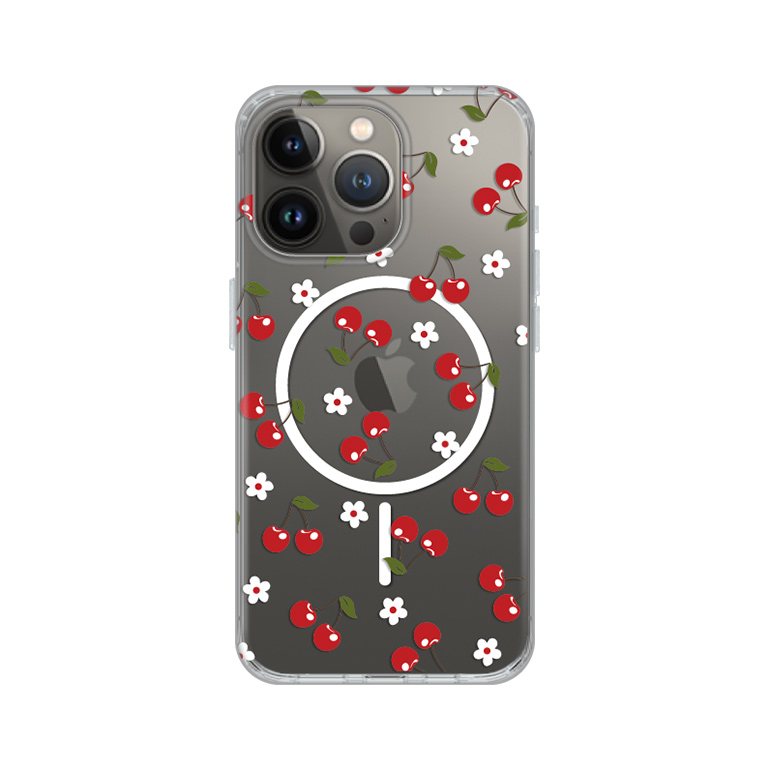 Maska Print Magsafe za iPhone 13 Pro 6.1 Cute Cherries