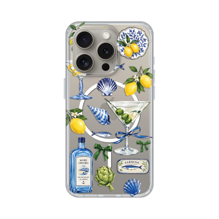 Maska Print Magsafe za iPhone 15 Pro 6.1 Mediterranean Martini