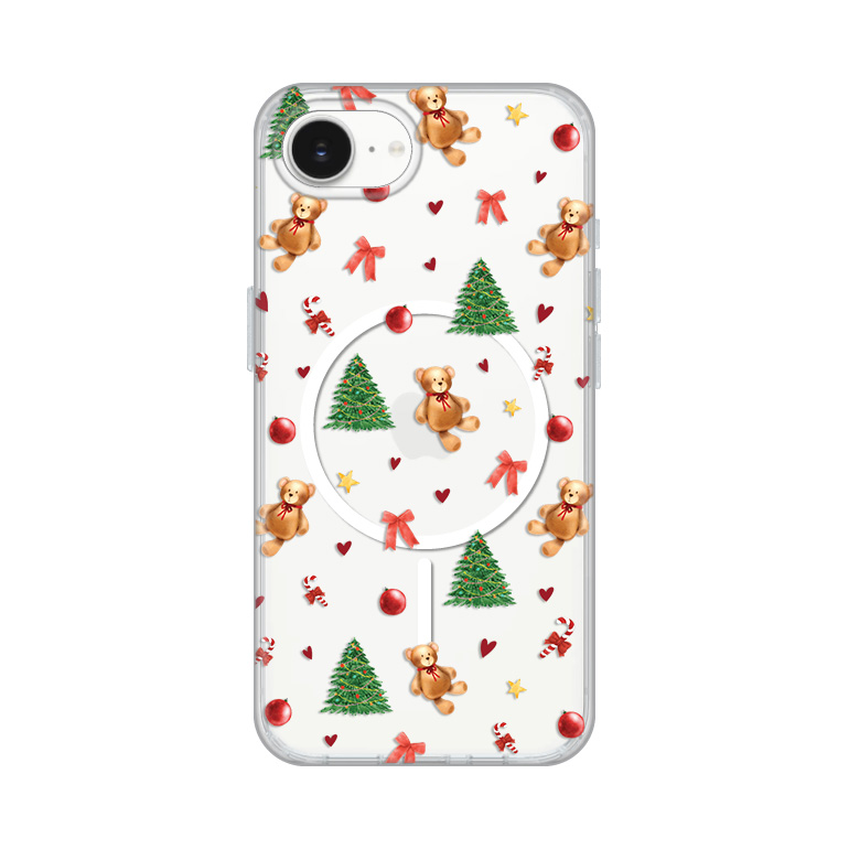 Maska Print Magsafe za iPhone 16e/17e 6.1 Merry Bear