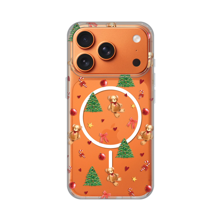 Maska Print Magsafe za iPhone 17 Pro/18 Pro 6.3 Merry Bear