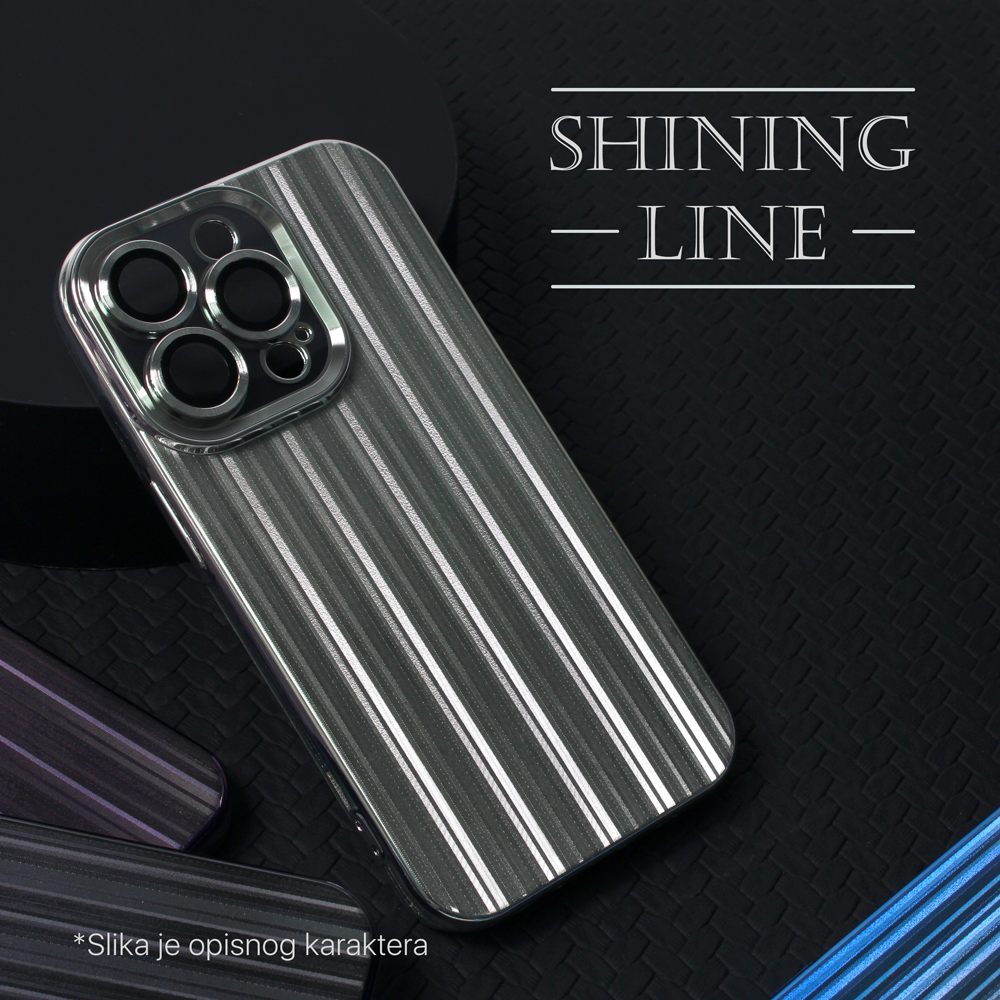 Maska Shining Line za iPhone 14 Plus 6.7 crna - Slika 3