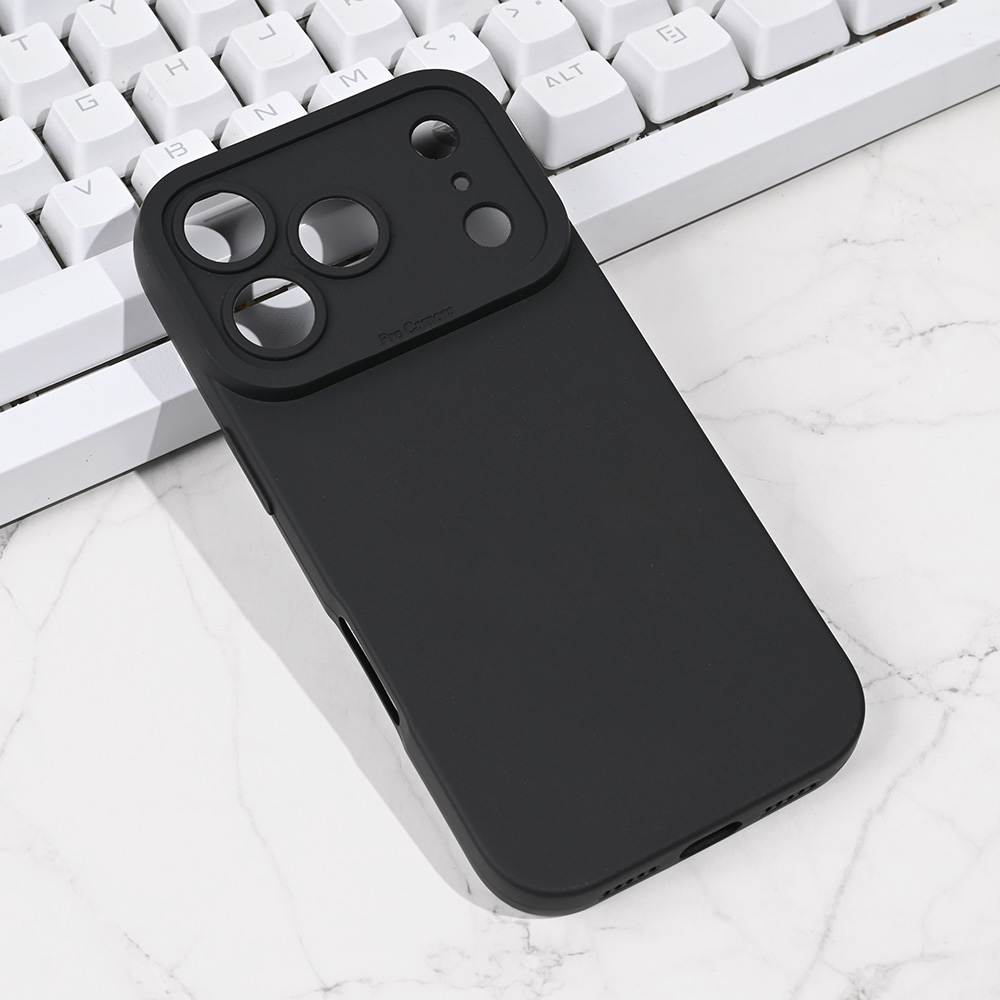 Maska Silikon Pro Camera za iPhone 17 Pro 6.3 crna