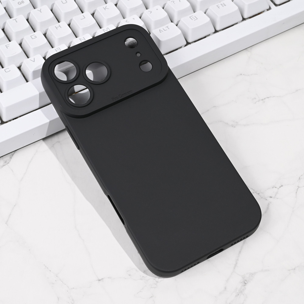 Maska Silikon Pro Camera za iPhone 17 Pro Max 6.9 crna