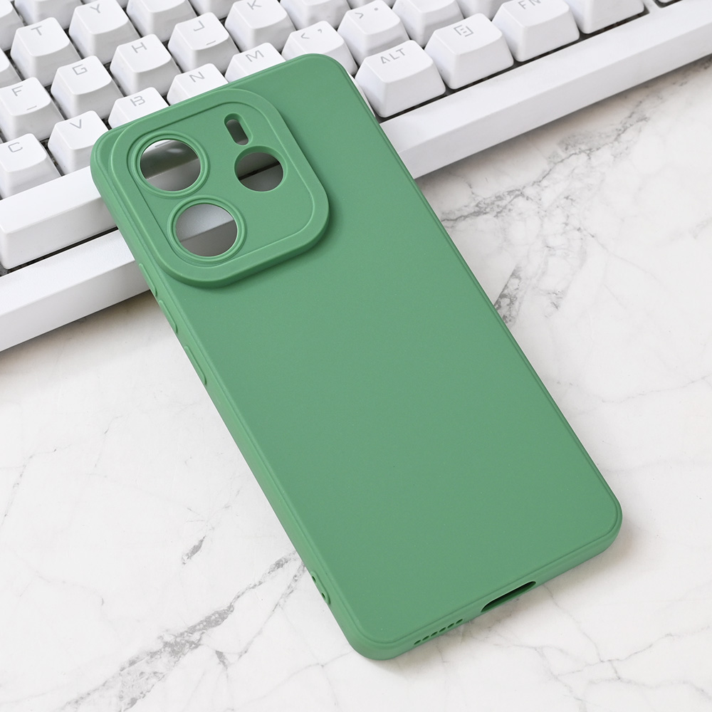 Maska Silikon Pro Camera za Xiaomi Redmi Note 14 5G zelena