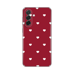 Maska Silikonska Print Skin za Samsung A376B Galaxy A37 5G Burgundy Hearts