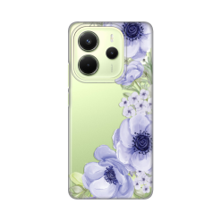 Maska Silikonska Print Skin za Xiaomi Redmi Note 14 4G (SRB) Blue Roses