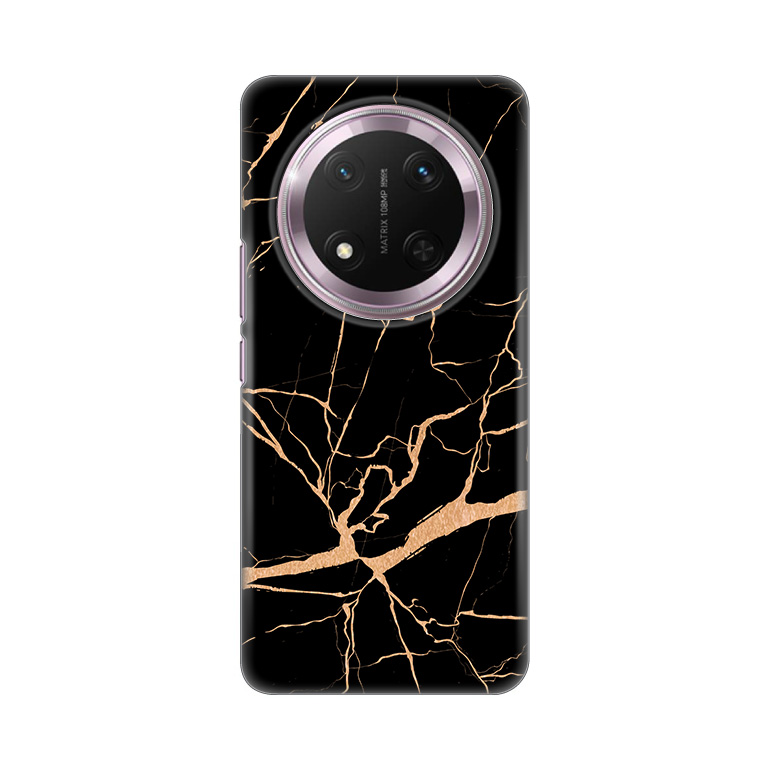Maska Silikonska Print za Honor Magic 7 Lite All Black