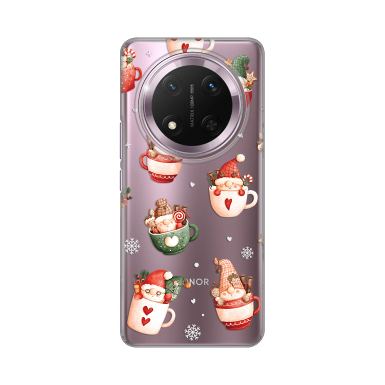 Maska Silikonska Print za Honor Magic 7 Lite Ho Ho Ho