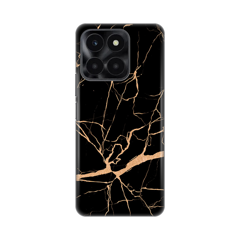Maska Silikonska Print za Honor X6a All Black