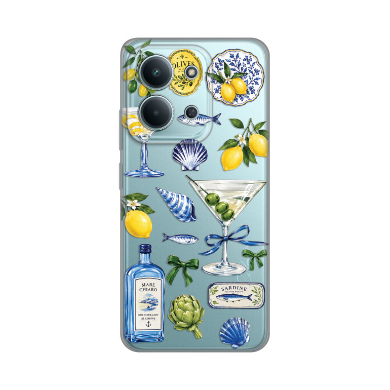 Maska Silikonska Print za Xiaomi Redmi 15C 4G Mediterranean Martini