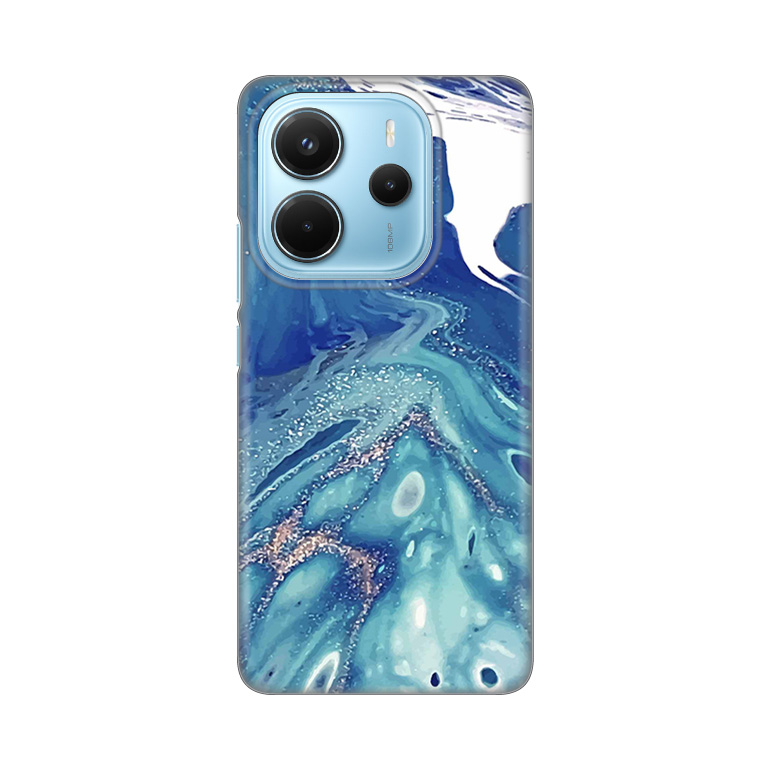 Maska Silikonska Print za Xiaomi Redmi Note 14 4G (SRB) Blue Marble